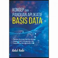 Image of Konsep dan panduan aplikatif basis data